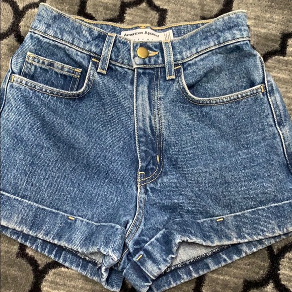 American Apparel Pants - ULTRA high waisted American Apparel shorts sz 24